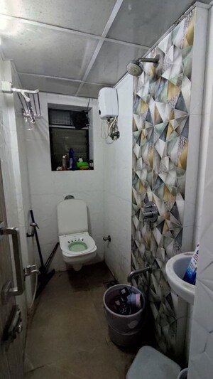 Bathroom in 1 BHK Apartment at Bhoomi Park II, Malad West – for Rent