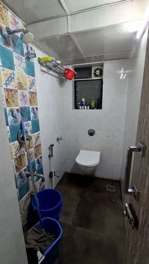 Bathroom in 2 BHK Apartment at Bhoomi Park, Malad West – for Rent