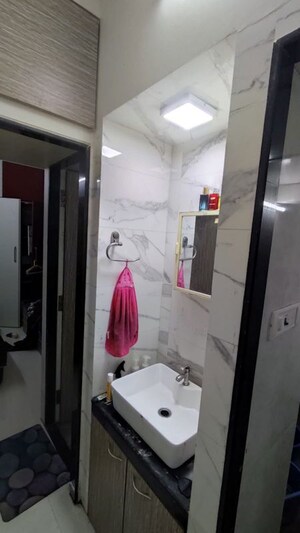 Bathroom in 2 BHK Apartment at Bhoomi Park, Malad West – for Rent
