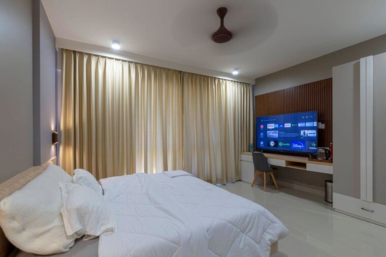 Bedroom, marvel-piazza 3.5 Bedroom 2360 Sq.Ft. Apartment In Koregaon Park Pune 10657648