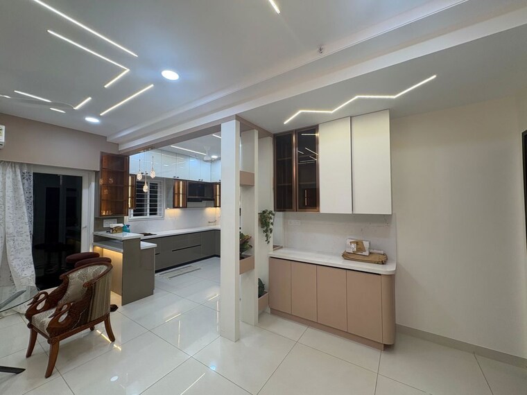 Kitchen, rajapushpa-provincia 3 Bedroom 1715 Sq.Ft. Apartment In Narsingi Hyderabad 10657662