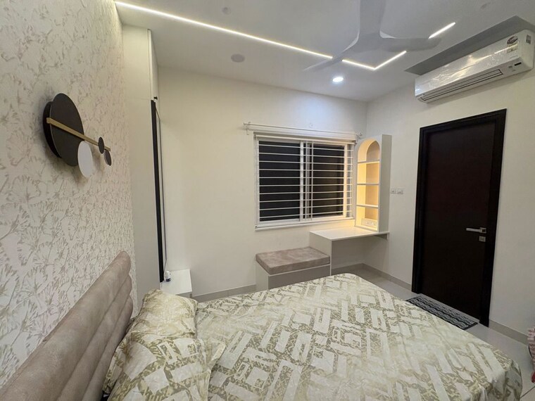Bedroom, rajapushpa-provincia 3 Bedroom 1715 Sq.Ft. Apartment In Narsingi Hyderabad 10657662