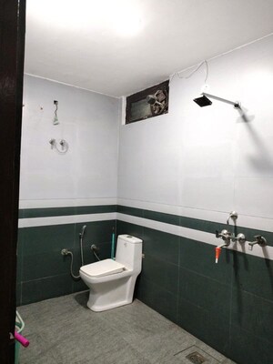 Bathroom in 3 BHK Builder Floor at Mahavir Enclave 1 – for Rent