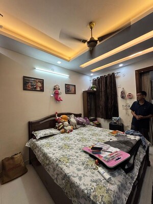 Bedroom in 1 BHK Builder Floor at Mahavir Enclave 1 – for Rent