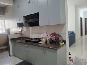 Kitchen in 3 BHK Apartment at LnT Raintree Boulevard, Hebbal – for Rent