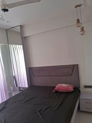 Bedroom in 3 BHK Apartment at Soham Crystal Spires, Thane West – for Rent
