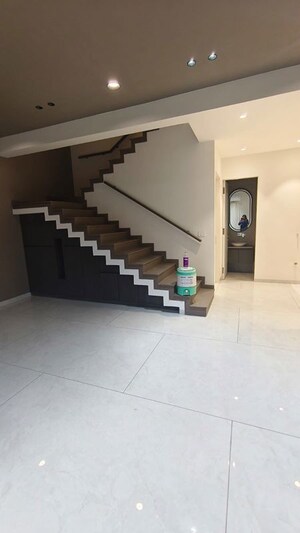 Staircase in 4 BHK Villa at Serene 11, Bhayli – for Sale