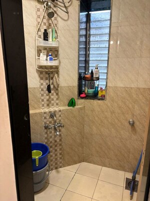 Bathroom in 1 BHK Apartment at Hiranandani Garden Eden 2, Powai – for Rent