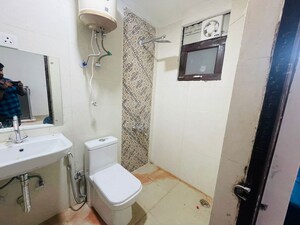 Bathroom in 1 BHK Builder Floor at Saket – for Rent