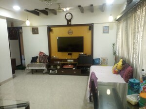 Living Room in 2 BHK Apartment at Satellite Garden, Goregaon East – for Rent