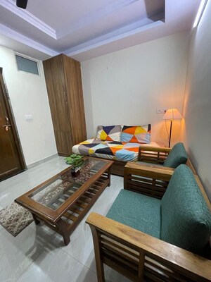 Living Room in 1 BHK Builder Floor at Dlf City Phase 3 – for Rent