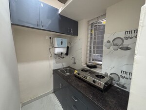 Kitchen in 1 BHK Builder Floor at Kondapur – for Rent