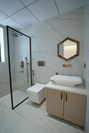 Bathroom in 3 BHK Apartment at Hermitage Royale, Ramgarh Bhudda – for Sale