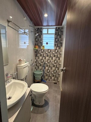 Bathroom in 2 BHK Apartment at Rahul East View, Hadapsar – for Rent