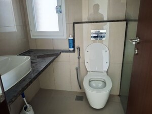 Bathroom in 4 BHK Apartment at L&T Raintree Boulevard, Hebbal – for Rent