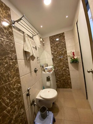 Bathroom in 2 BHK Apartment at Sethia Link View, Goregaon West – for Rent