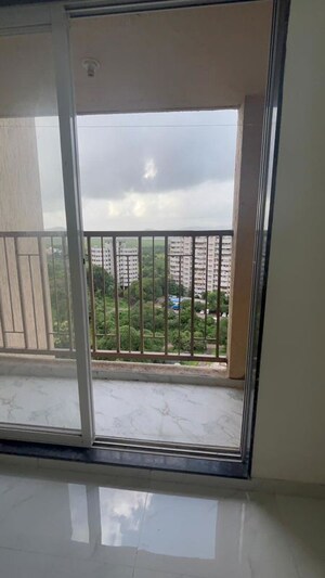 Balcony in 1 BHK Apartment at Metropolis Bayside, Kasarvadavali – for Rent