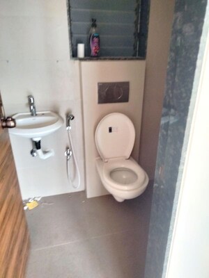Bathroom in 1 BHK Apartment at Je And Vee Om Trimurti, Malad East – for Rent