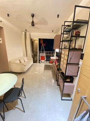 Living Room in 2 BHK Apartment at Hiranandani Estate – for Rent
