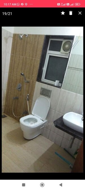Bathroom in 3 BHK Apartment at Omkar Veda Exclusive, Parel – for Rent