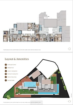 Floor Plan in 2 BHK Apartment at Satellite Aristia, Andheri East – for Sale