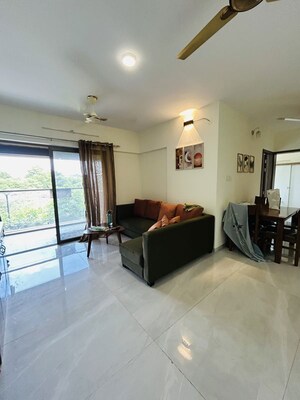 Living Room in 2 BHK Apartment at Oxy Beaumonde, Viman Nagar – for Rent