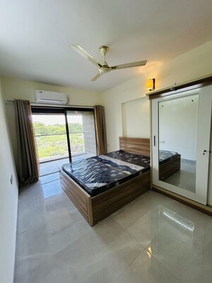 Bedroom in 2 BHK Apartment at Oxy Beaumonde, Viman Nagar – for Rent