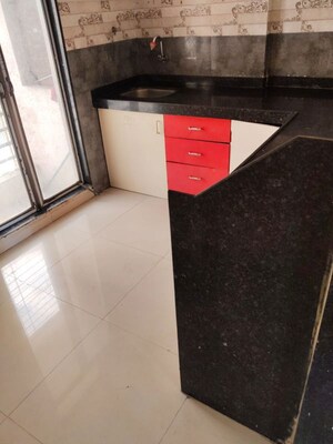 Kitchen in 2 BHK Apartment at Aims Sea View, Bhayandar East – for Rent