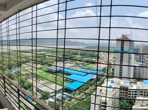 Balcony in 2 BHK Apartment at Aims Sea View, Bhayandar East – for Rent