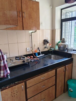 Kitchen in 1 BHK Apartment at Lokhandwala Infrastructure Spring Leaf, Kandivali East – for Rent