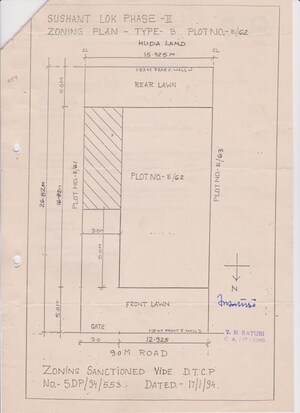  Plot For Sale in Sushant Lok ii