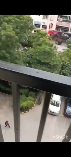 Balcony in 2 BHK Apartment at Gaur City 5th Avenue, Sector 4 Greater Noida – for Rent