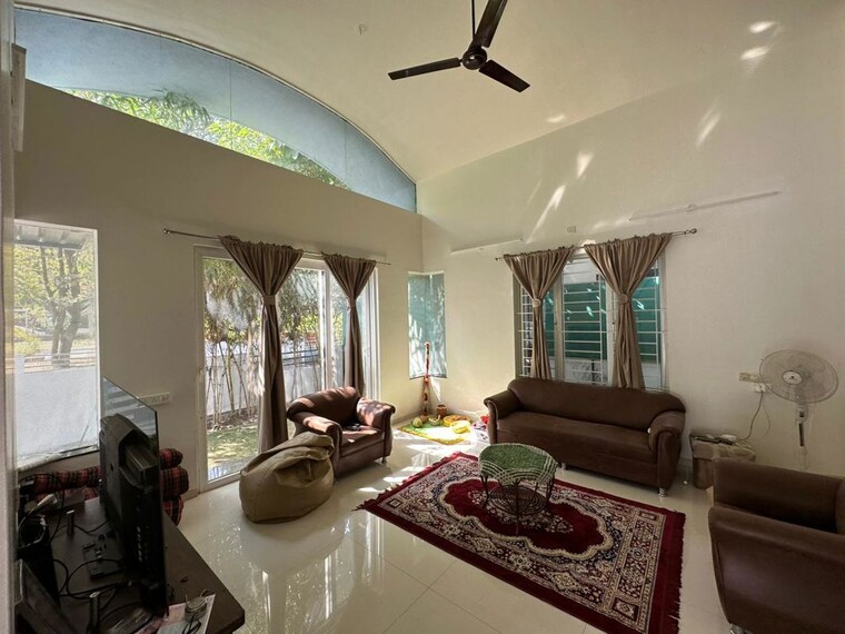 Living Room, kumar-palmspring-towers 4 Bedroom 4200 Sq.Ft. Villa In Undri Pune 10658298