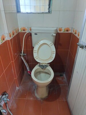 Bathroom in 1 BHK Apartment at Vijay Nagari Annex, Waghbil – for Rent