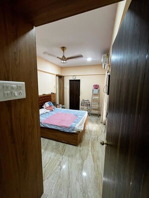 Bedroom in 1 BHK Apartment at Satish Dham CHS, Charai – for Rent