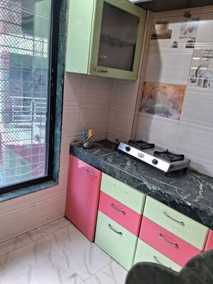 Kitchen in 1 BHK Apartment at Omkar Society Ghansoli, Ghansoli – for Rent
