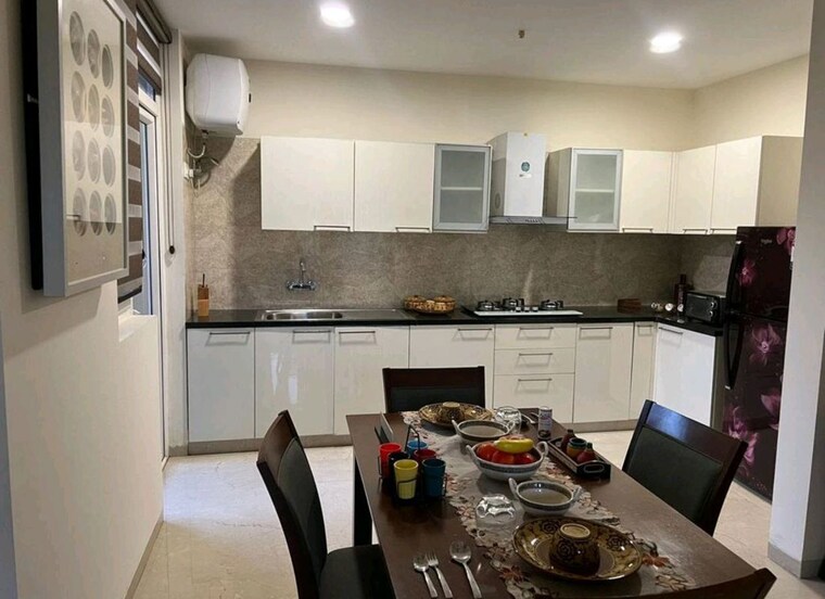 Kitchen, omaxe-the-resort 3 Bedroom 1414 Sq.Ft. Builder Floor In South Mullanpur Chandigarh 10656608