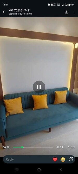 Bedroom in 2 BHK Apartment at L And T Rejuve 360, Mulund West – for Rent