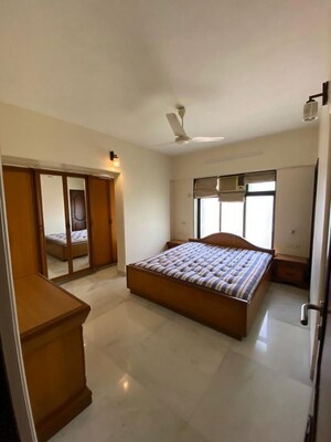 Bedroom in 4 BHK Apartment at Kuber Tower, Prabhadevi – for Rent