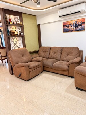 Living Room in 3 BHK Apartment at Lodha Meridian, Kukatpally – for Rent