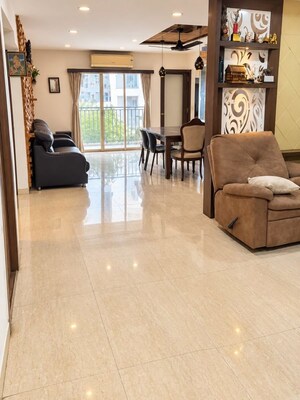 Living Room in 3 BHK Apartment at Lodha Meridian, Kukatpally – for Rent