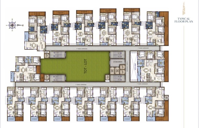 Master Plan, eapl-sri-tirumala-fortune 3 Bedroom 1728 Sq.Ft. Apartment In Tukkuguda Hyderabad 10658434