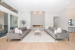 Living Room in 2 BHK Apartment at Lodha Amara, Kolshet Road – for Sale
