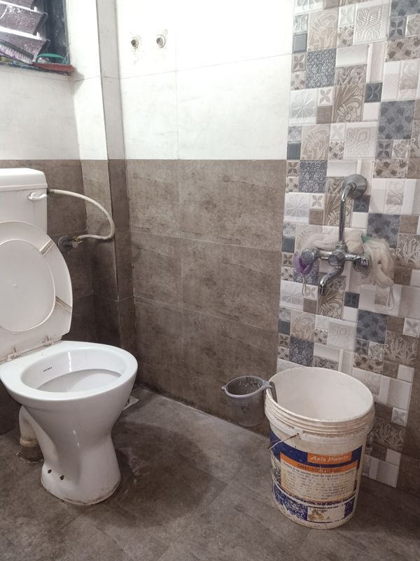 Bathroom in 2 BHK Apartment at Dhanori – for Rent