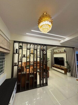 Living Room in 3 BHK Apartment at DS MAX Sangam, Whitefield – for Sale