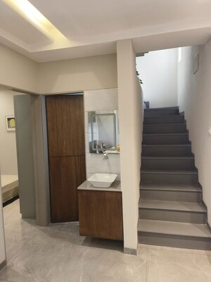 Staircase in 4 BHK Villa at Shiv Darshanam Vananta, Bhayli – for Sale