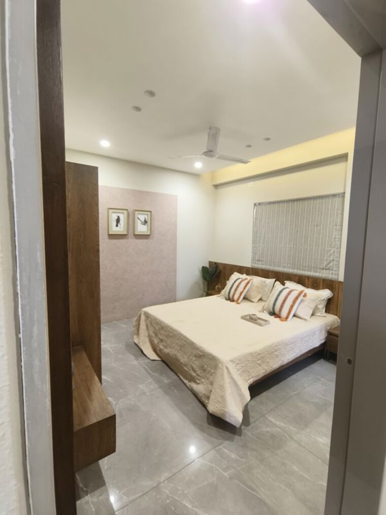 Bedroom, shiv-darshanam-vananta 4 Bedroom 880 Sq.Ft. Villa In Bhayli Vadodara 10658497