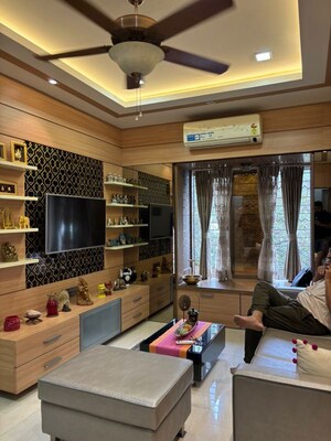 Living Room in 2 BHK Apartment at Atlanta Manor, Malad East – for Rent