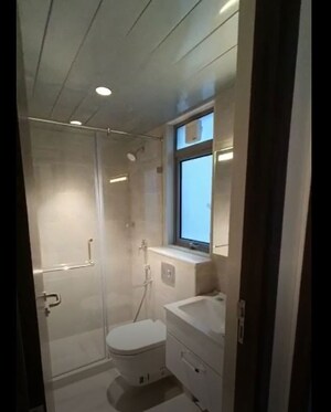 Bathroom in 2 BHK Apartment at Kasturi Apostrophe Hinjawadi, Hinjewadi – for Rent