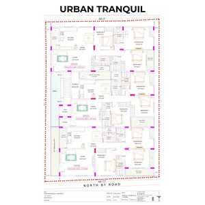 Floor Plan in 3 BHK Apartment at Sankalp Aspire, Anjanapura – for Sale